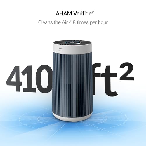 WINIX T830 Air Purifier for Home Extra Large Room Up to 1968 Ft² in 1 Hr With Smart Wi-Fi, Air Quality Monitor, True HEPA, Carbon Filter and Auto Mode, Captures Pet Allergies, Smoke, Dust