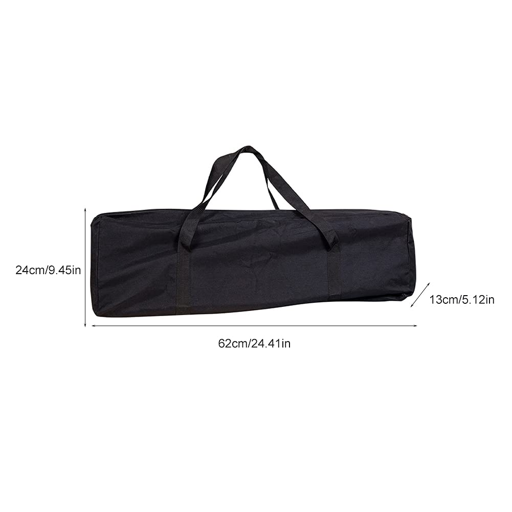 BBQ Tool Storage Bag,Oxford Grill Tool Carry Bag, Waterproof Outdoor Picnic Cooking Tools Bag Carry Bag for Camping Car Trip Outdoor Camping (Black,Size:24.41x 5.12 x 9.45inch)
