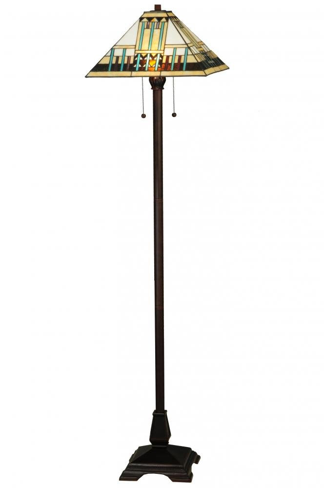 Meyda Tiffany Lighting 62in Height Metal Mahogany Bronze Finish Model 138129