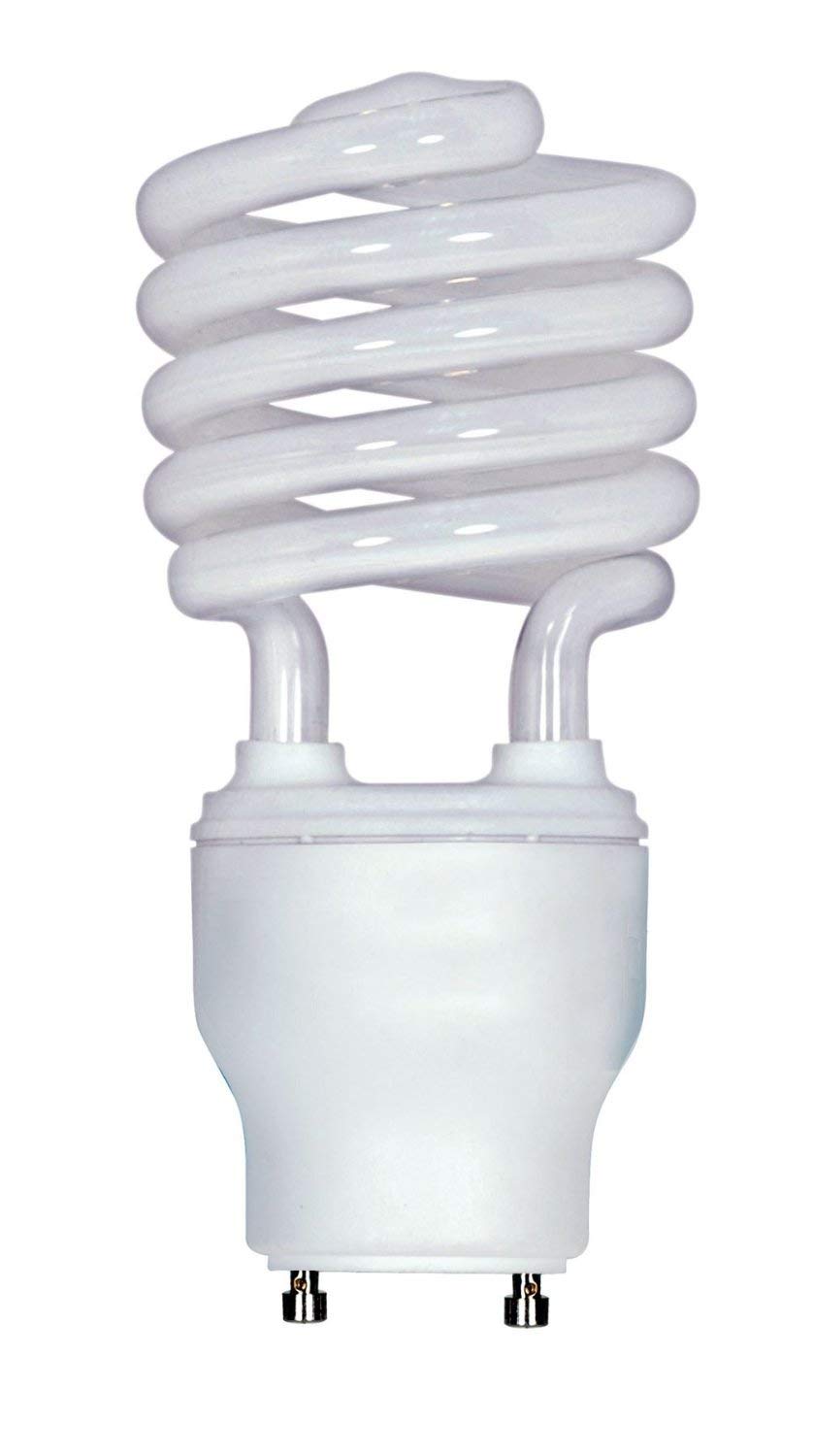 (24-Pack) Satco S8210 23-Watt 4100K Gu24 Base Mini Spiral Compact Fluorescent Lamp 100W Equal