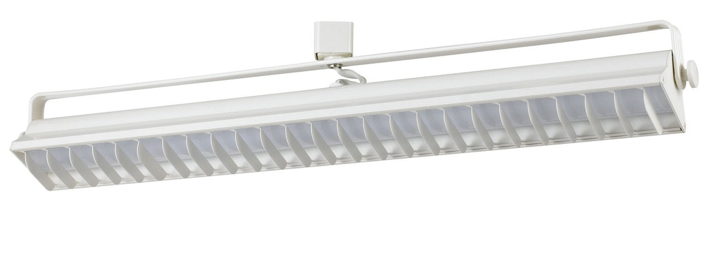 Cal LED Wall Wash Track Fixture 60W Dimmable 4000K 3960 Lumen 26x3x4.75 Metal White Model HT-633L-WH