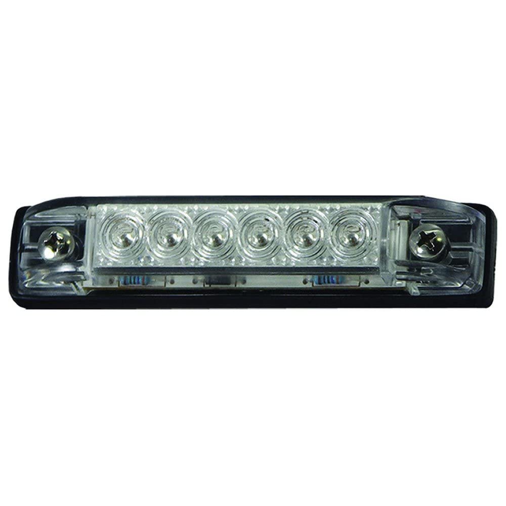 T-H Marine LED Slim Line Utility Strip Light, 8-Inch, Clear White, Model 3002.1220