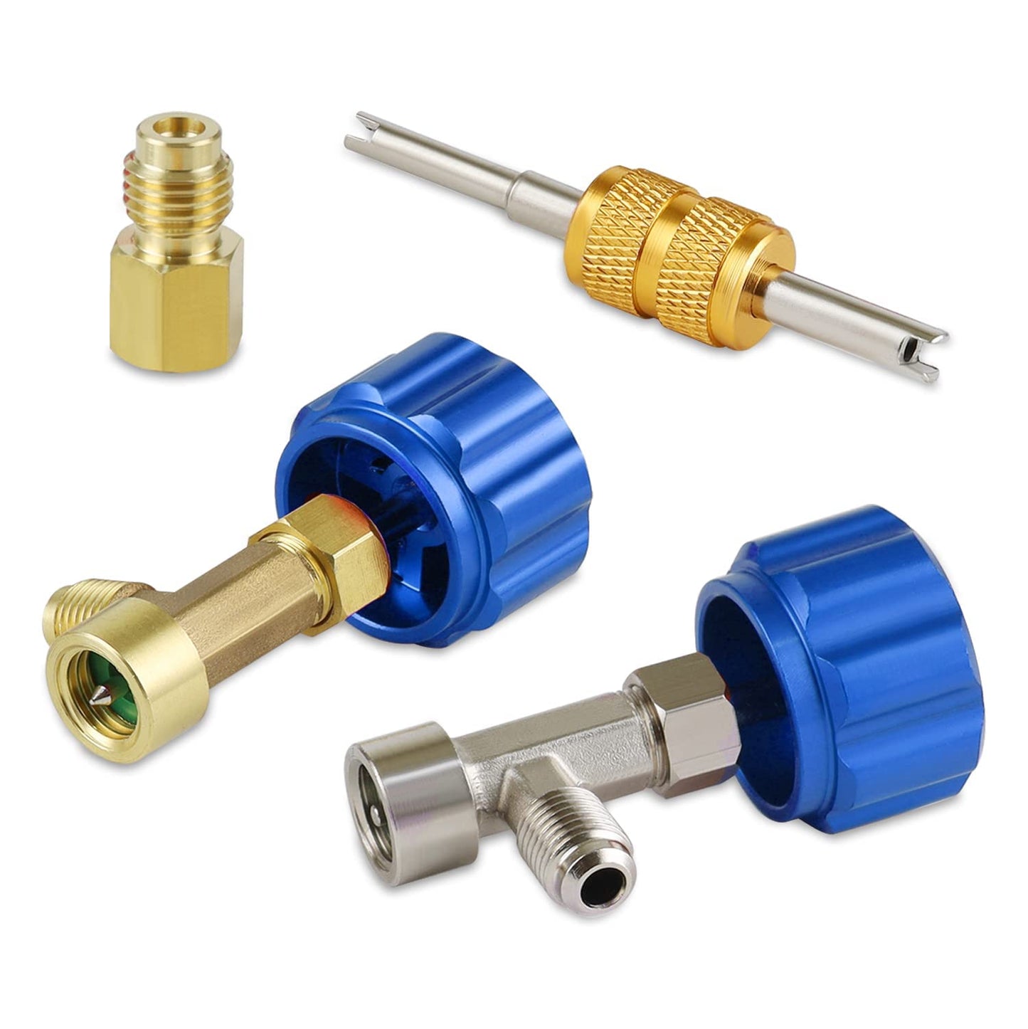 Lichamp R134a Can Tap, Automotive R 134a Self Sealing Can Tap and Puncture AC Freon Can 134a Adapter Fittings, TA01
