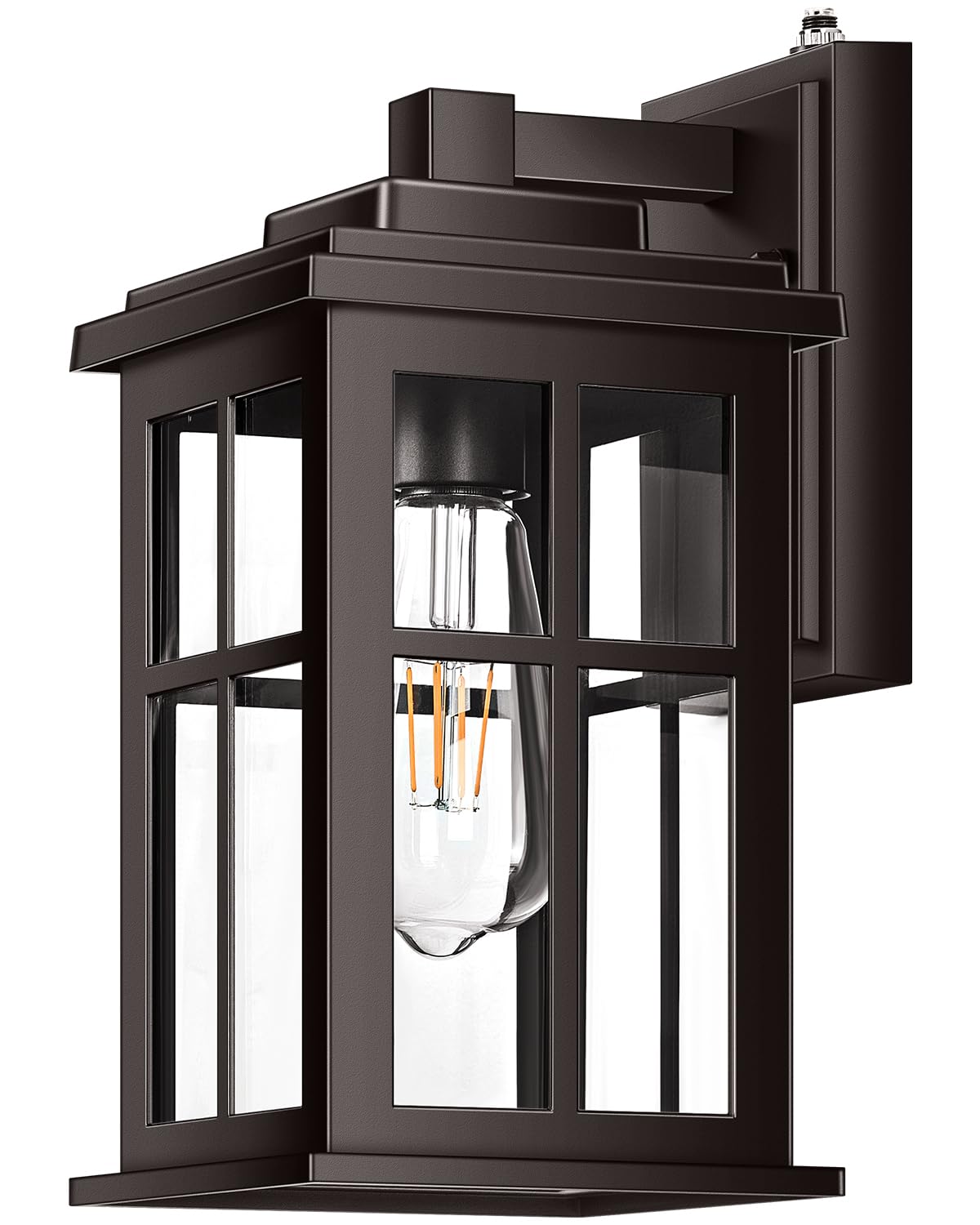 Opaxis Bronze Exterior Lighting Fixtures Dusk To Dawn Outdoor Lights For House Outdoor Wall Lights For Garden Entryway Doorway Anti-Rust Waterproof E26 Socket
