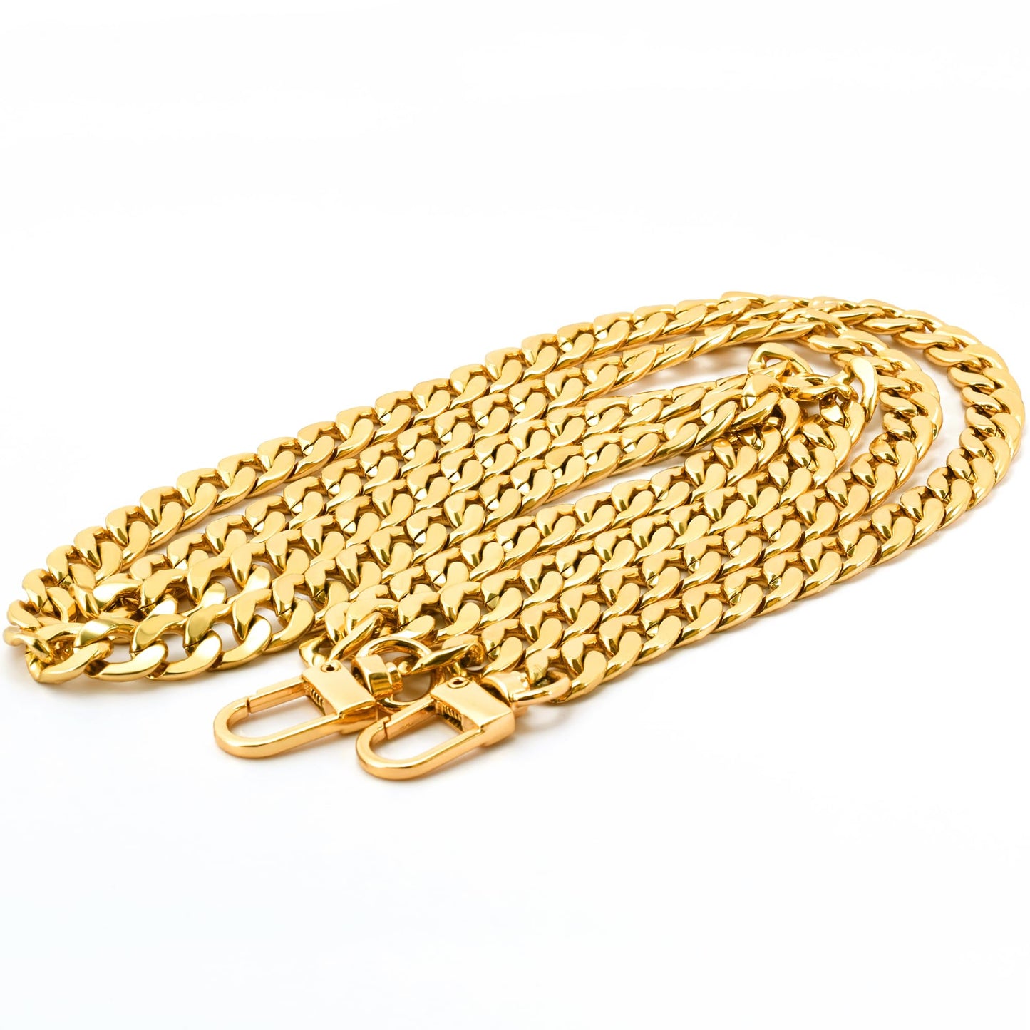 SEAVILIA Handmade DIY 26" Gold Purse Chain Straps Accessories – Replacement Crossbody & Shoulder Straps for Bag Making