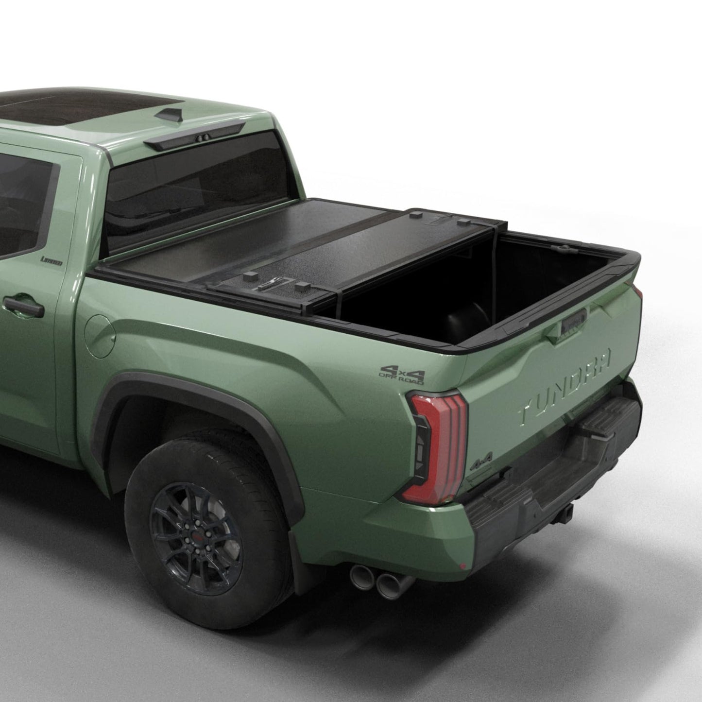 Toptiny Hard Folding Truck Bed Tonneau Cover HTF034 Fits 2022-2026 Toyota Tundra 5‘6" Bed w/OE Rail System (66.7")