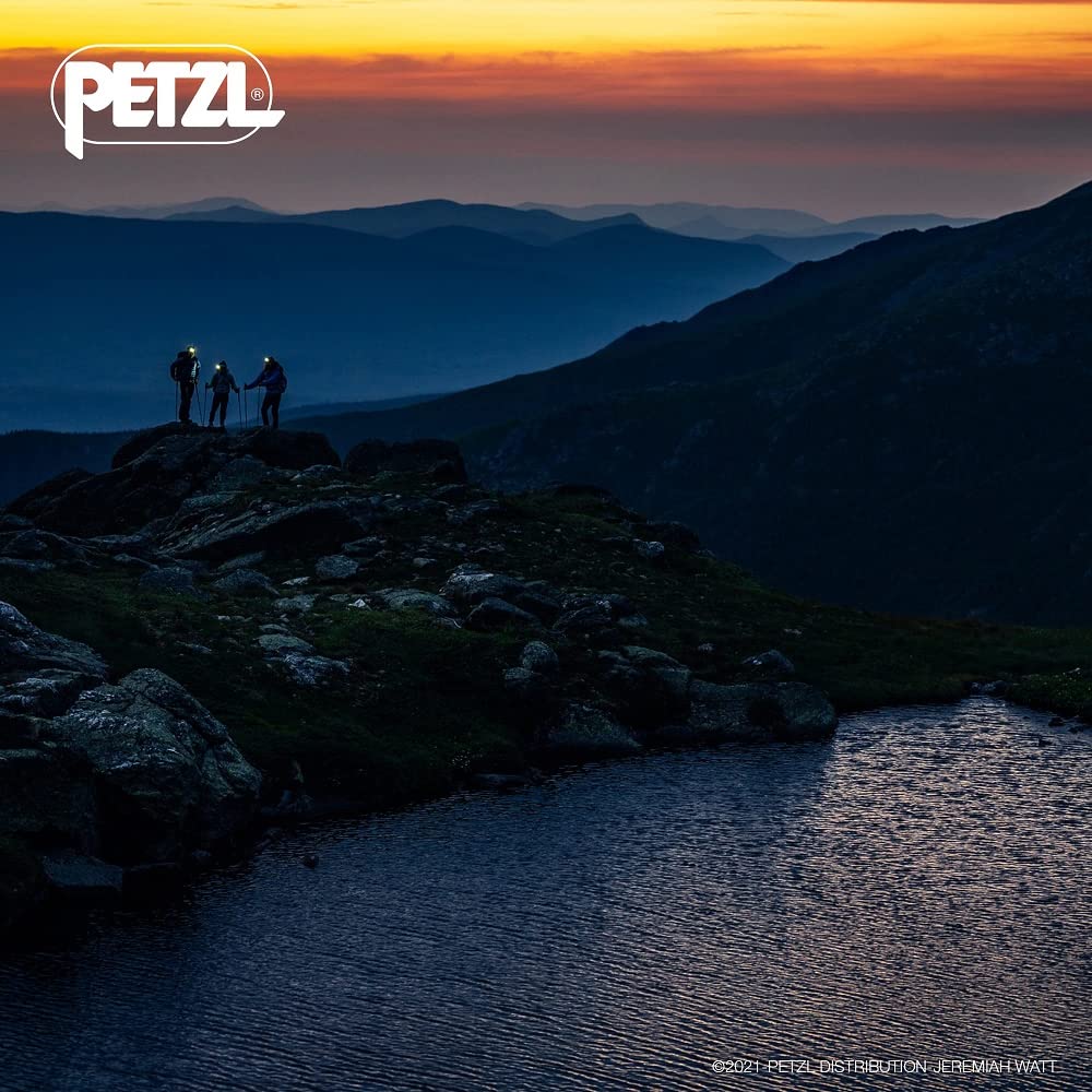PETZL Tikka CORE Headlamp - 450 Lumen, Rechargeable, Compact, One Size, Blue, Model E067AA01