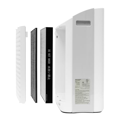 SHARP Air Purifier with Humidifier Combo – Covers up to 1,230 sqft in one hour, True HEPA Filter Air Purifier for Medium Rooms, Home Nursery, Dust, Smoke, Pollen - KC850U