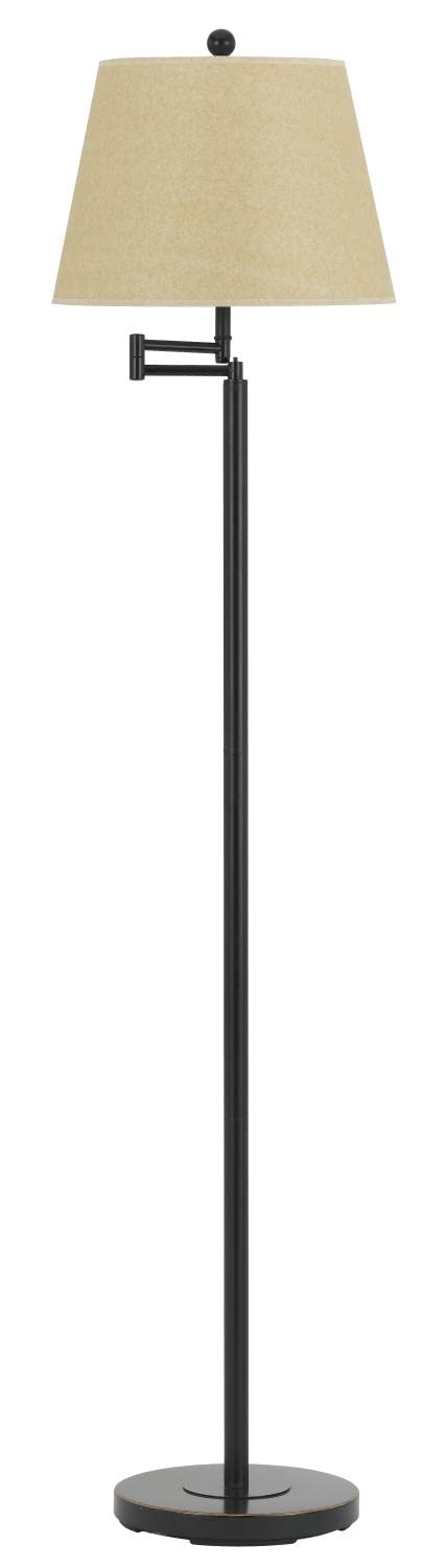 Cal Lighting BO-2077SWFL-DB Traditional Floor Lamp, Metal, 14in Height, Bronze/Dark Finish