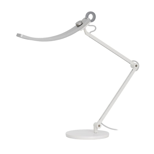 BenQ WiT e-Reading Desk Lamp, Dimmable, 13 Colour Modes, Adjustable Arm, Swing Arm, Matte Silver