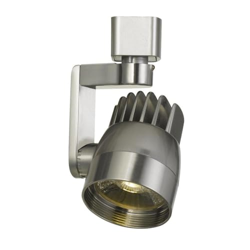 Cal Lighting HT-806-BS Dimmable LED Track Fixture 12W 960 Lumen 3000K Brushed Steel 6.00x4.35x3.50