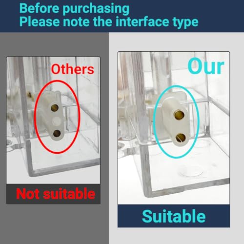 Cezelux 5 Pack Hexagon Garage Light Connectors 120 Y-Connector 2 Pin 3 Way Led Garage Light Copper Pin Diy Hexagon Accessories Replacement/Spare For Honeycomb Lighting Systems(5 Pack Y Connector)