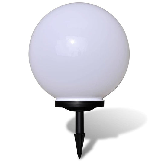 vidaXL Outdoor Pathway Lamp LED Solar Powered 15.7in White Model 40866