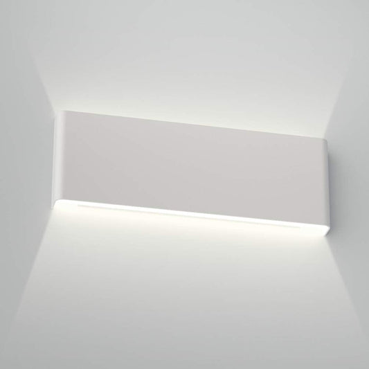 Aipsun 15.75in LED Vanity Light Fixture - Matte White, Up and Down, 5000K White Light