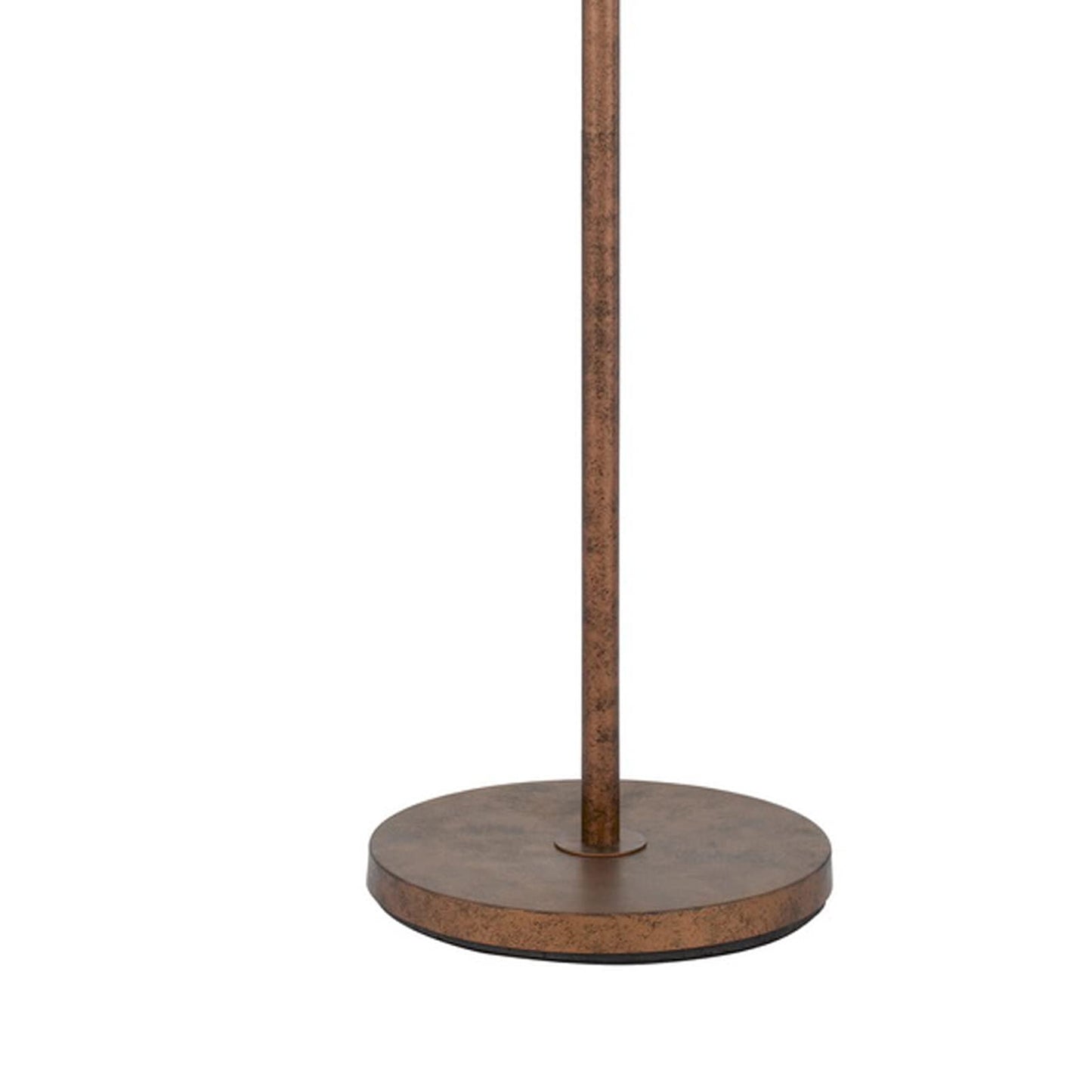 Benzara Metal Floor Lamp, Adjustable Arc Arm, Rustic Bronze, Model BM272212, 68 in.