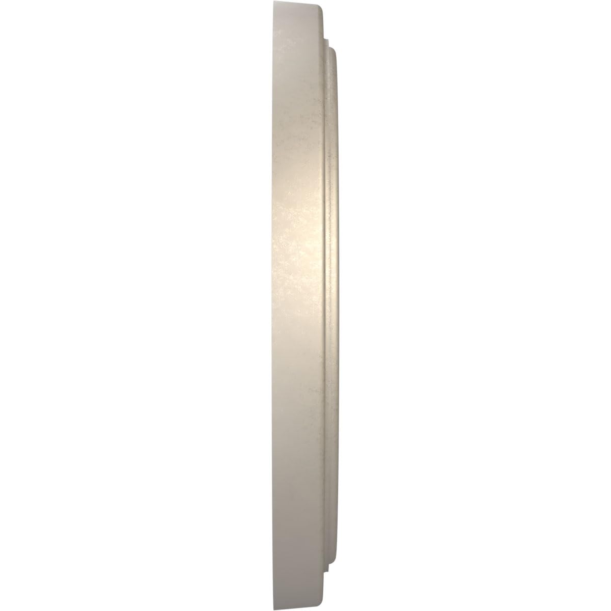 10Od X 3 1/2Id X 1 1/8P Traditional Thermoformed Pvc Ceiling Medallion (Fits Canopies Up To 5 1/2), Metallic Silver Metallic