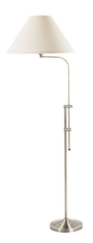 Cal Lighting Floor Lamp, Traditional Style, Brushed Steel, 27.4x12.5x4.9, Model CALBO-216-BS