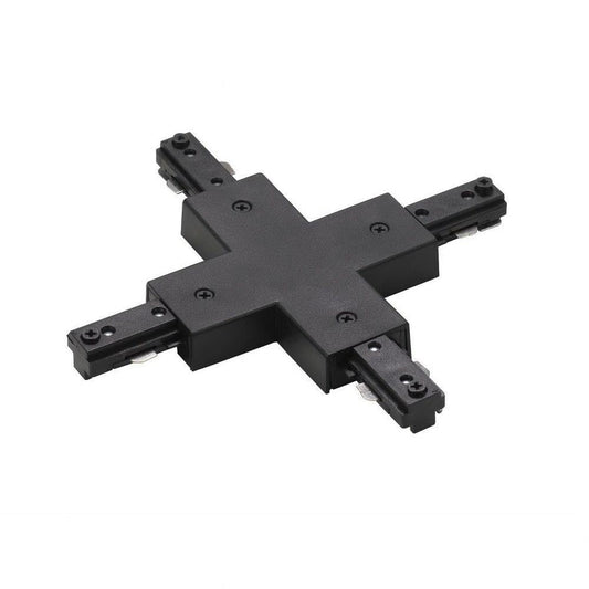 Cal X Connector (3 Wires) - Metal, 7 x 7 x 0.8 inches, Black, Model CALHT-284-BK