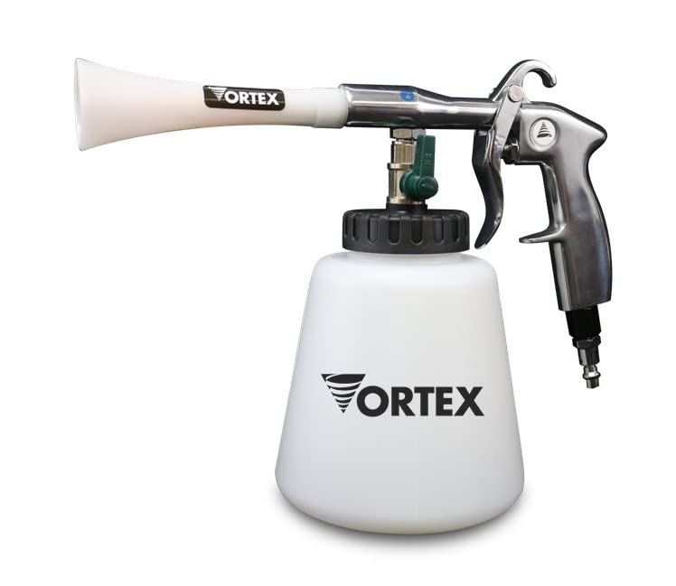 HI-TECH Vortex II Air Cleaning Gun – Pro Auto Detailing Tool for Deep Cleaning Interiors & Exteriors – Uses Air Compressor – Blasts Dust, Dirt & Grime Fast