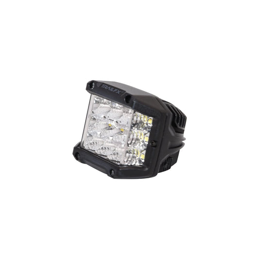 Trailfx 4 Inch Cube LED Lights - 9000 Lumens, Spot/Flood Combo Beam, Model PODSIDEFPR, Includes Wiring Harness & Mounting Hardware, Set of 2