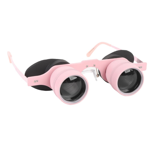 10X Binocular Glasses Professional, HD Portable Fishing Binoculars, Comfortable Wearable Polarized Glasses for Concerts Theater