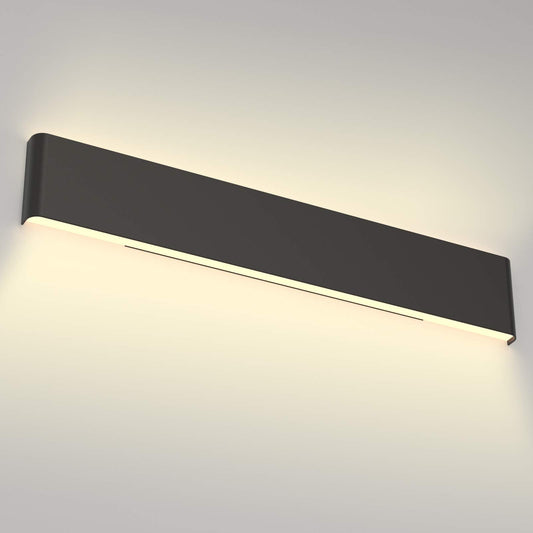 Aipsun 30W Modern Black Vanity Light Indoor LED Wall Mount 32.6in Warm Light 3000K Model GWA065-830-BlackKe