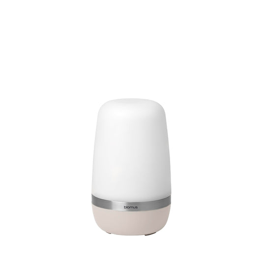 Blomus Spirit Outdoor LED Lamp - Rechargeable, Small, Moonbeam, White, Model 66062, Plastic
