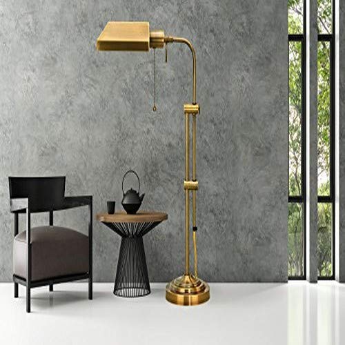 Cal Lighting BO-117TB-AB Table Lamp, Antique Brass, Metal, 4.3x22.5x17.3 inches