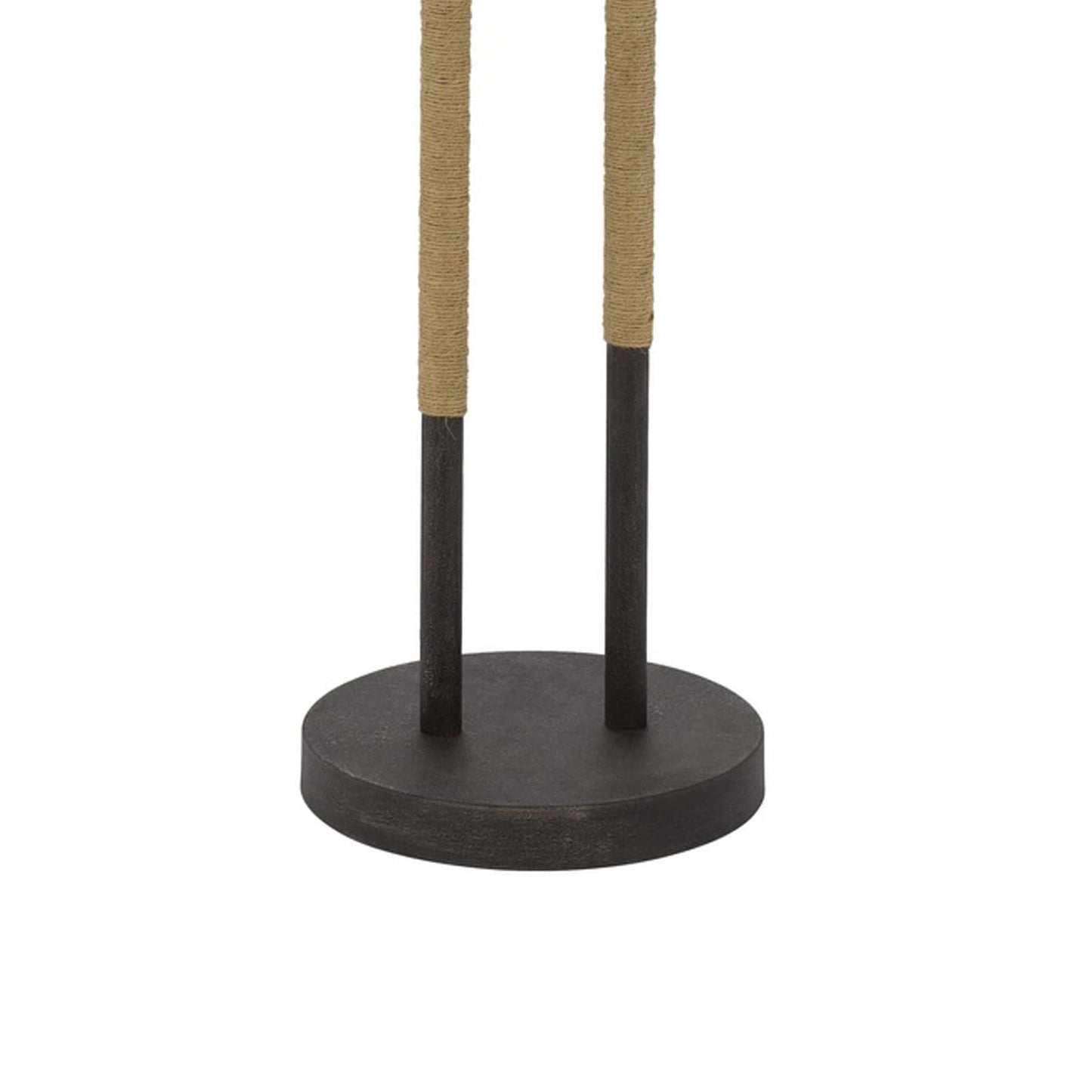Benzara 60 Inch Metal Floor Lamp, Dimmer, Tree Branch Base, Black, Model BM272216