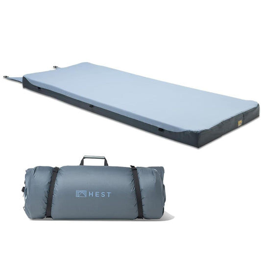 HEST Foamy - Portable Camping Mattress, Enhanced Memory Foam, Single Mattress, 78" L x 25" W