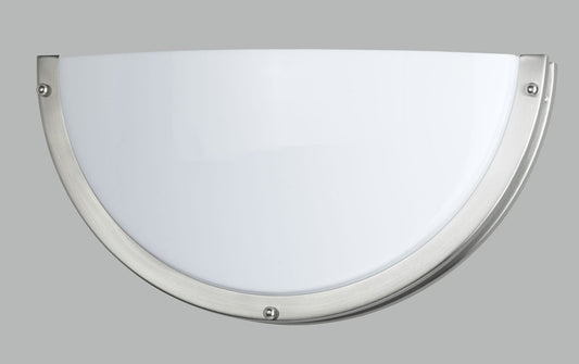 Cal Lighting LA-170-BS Wall Lamp, Brushed Steel, Metal, 10.4x19.6x18.3