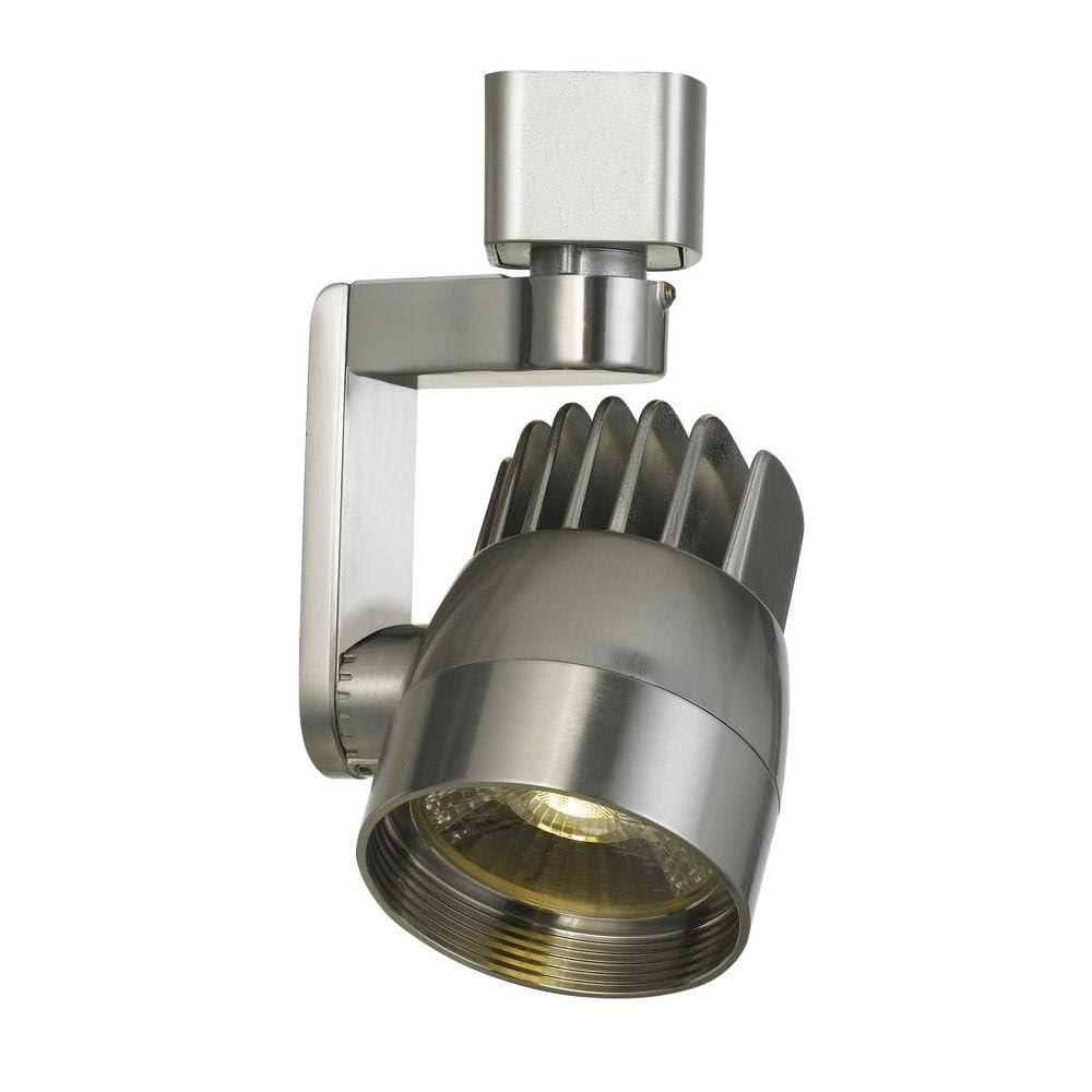 Cal Lighting HT-806-BS Dimmable LED Track Fixture 12W 960 Lumen 3000K Brushed Steel 6.00x4.35x3.50