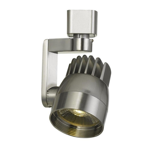Cal Lighting HT-806-BS Dimmable LED Track Fixture 12W 960 Lumen 3000K Brushed Steel 6.00x4.35x3.50