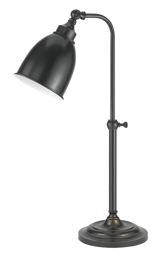 Cal Lighting Table Lamp BO-2032TB-DB, Metal Shades, Dark Bronze Finish, 15 x 7 x 27 inches