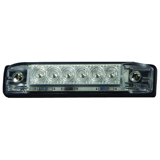 T-H Marine LED Slim Line Utility Strip Light, 8-Inch, Clear White, Model 3002.1220