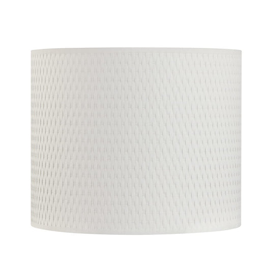 Aspen Creative Drum Lamp Shade, 8in Parchment White Paper, Model 31245