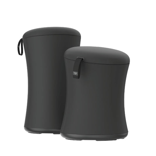 TopJob Boba Chair Stylish Active Wobble Stool, ADHD Chair, Improves Posture and Focus, Ergonomic with Height Adjustable Stool for Adults Children for Home Office, Study Room (Midnight Black)