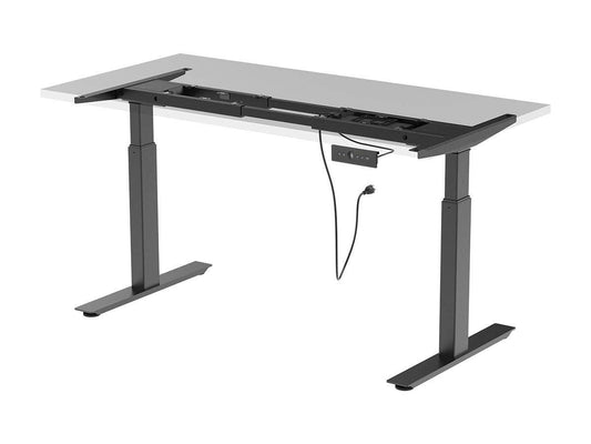 Monoprice Electric Dual Motor Height Adjustable Sit-Stand Desk Frame, 265 lbs Weight Load Capacity, Ergonomic, for Home and Office - Workstream Collection