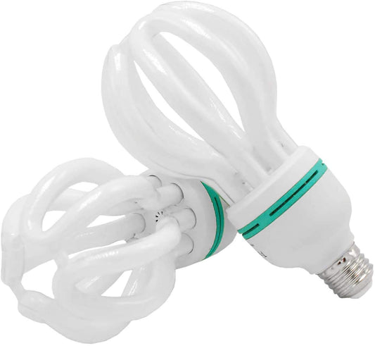eTopLighting |2pack| 50 Watt Full Spectrum Photography Lighting Photo Studio Light Bulb, 5500K CFL Daylight Balanced
