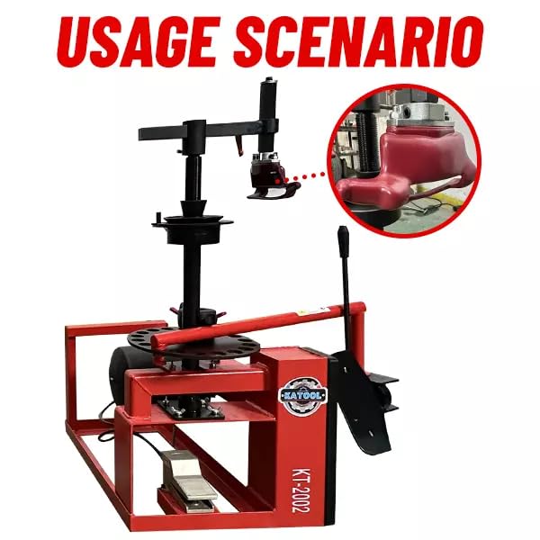 AUTOKATO Mini Tire Changer Machine 39 Inch Air Bead Breaker - Compact & Powerful for Road Rescue & Mobile Car Repair