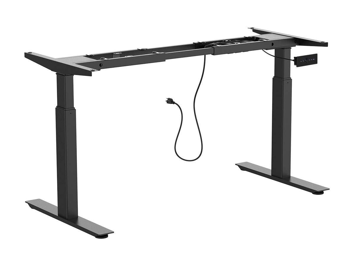 Monoprice Electric Dual Motor Height Adjustable Sit-Stand Desk Frame, 265 lbs Weight Load Capacity, Ergonomic, for Home and Office - Workstream Collection