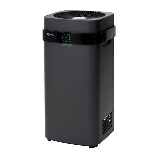 Airdog X5+ Air Purifier for Large Rooms up to 1600 Ft², Smart App Control, Built-In Air Quality Monitor, Washable Filter, TPA Technology 20X More Effective Than HEPA,Black