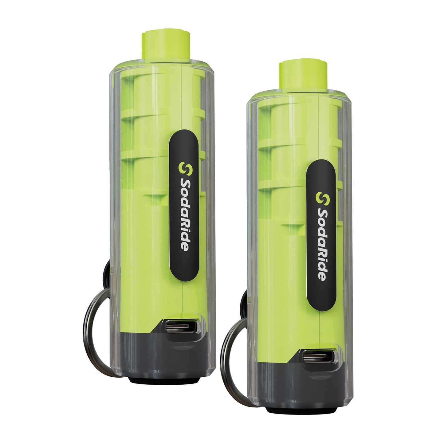 Window Breaker Seatbelt Cutter with Flashlight,2 in 1 Car Escape Tool Key Chain,Safe Hammer Glass Breaker Under Water,2 Pack Green