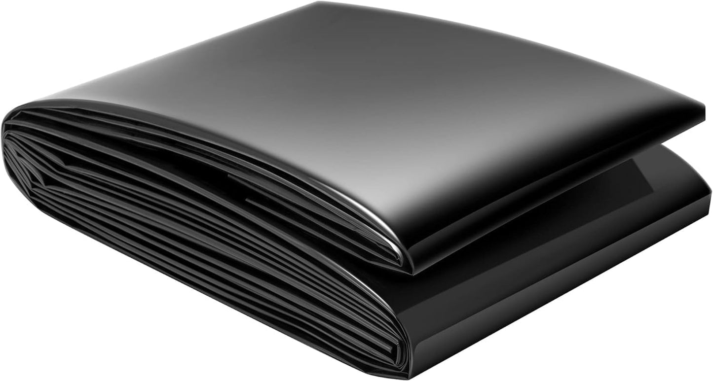 10x13 ft Pond Liner, 20 Mil Thickness, Pliable & Durable LLDEP Material, Easy Cutting & UV Resistant, for Fish or Koi, Features, Waterfall Base, Fountains and Water Gardens