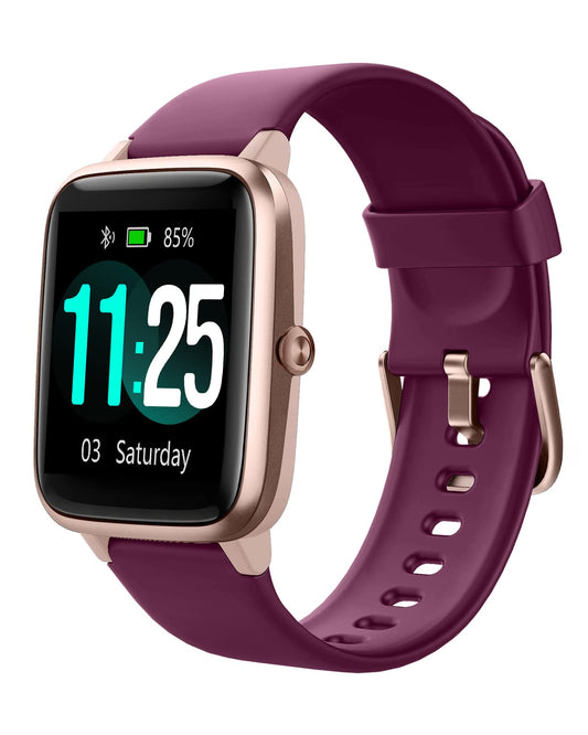 Asiameng Fitness Tracker Fitness Watches For Women Men (Make/Answer Calls), 1.85 Smart Watch For Iphone/Android Phones, Heart Ra