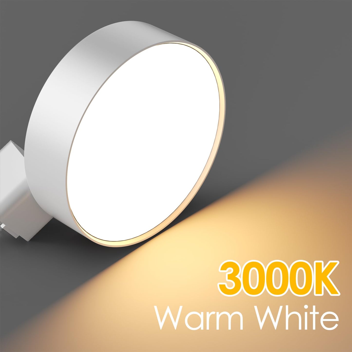 Tuyubee Diffuse Led Track Lighting Heads H Type Track Light Heads Dimmable Kitchen Track Lighting Fixtures Ceiling  Compatible With H Track Rails - Flicker Free Cri90+ 3000K 12W 1000Lm  4 Pack White