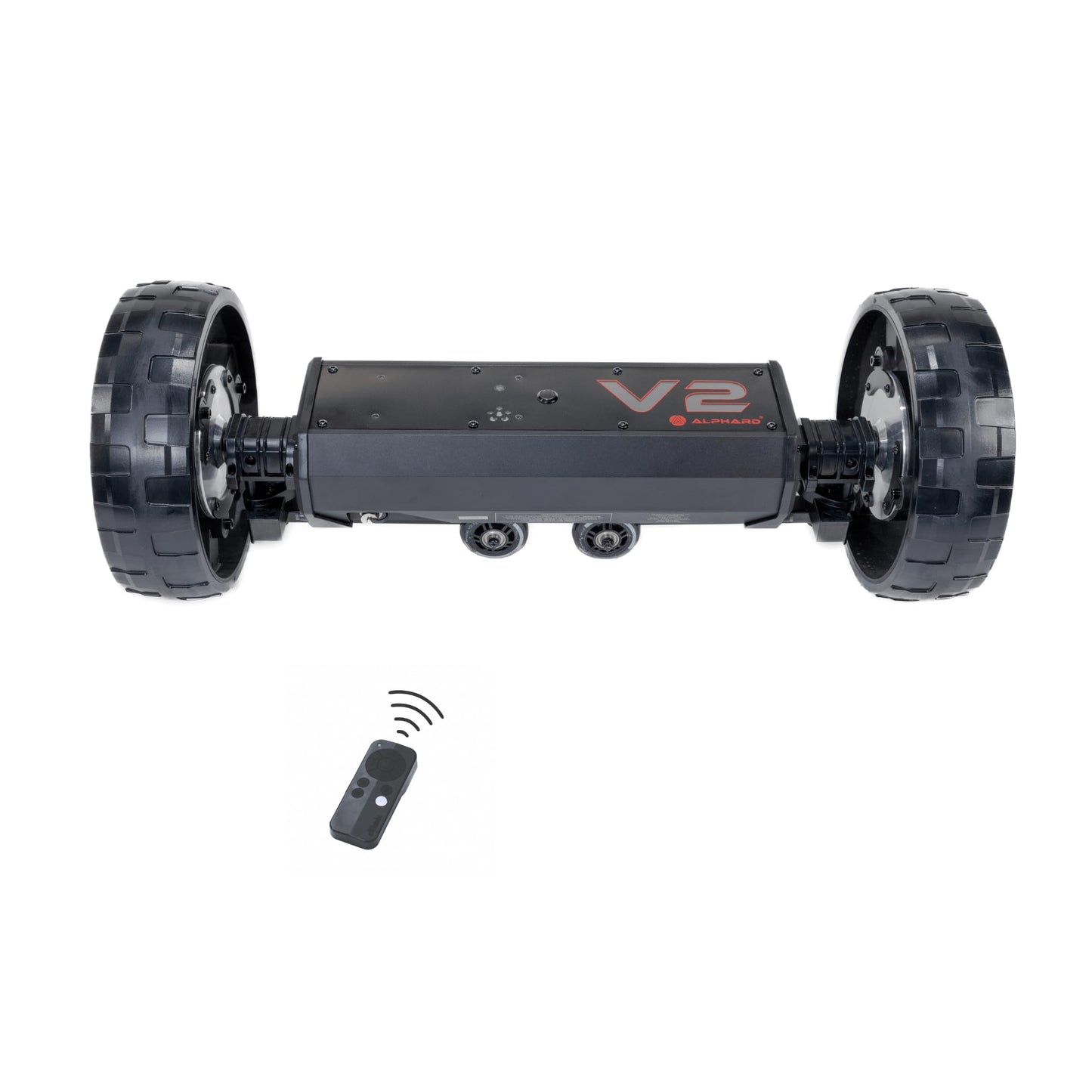 Alphard Club Booster V2Pro – Convert Your Push Cart into a Motorized, Electric Remote-Controlled Golf Caddie (Clic Gear 3-Wheel Carts) - New 2025 V2Pro with Permanently Attached Wheelie Bars