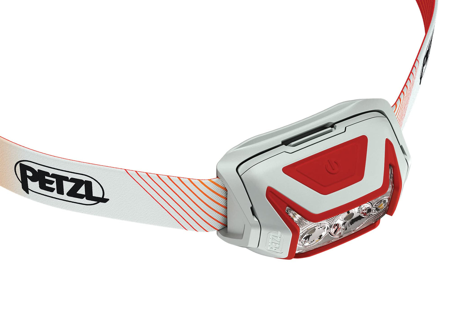 PETZL ACTIK CORE Headlamp - 600 Lumen Rechargeable Light with Red Lighting - One Size - Red - Model E065AA03