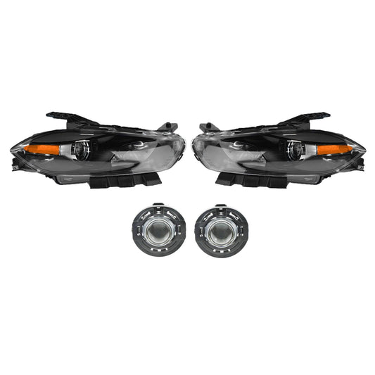 Trq Lighting Kit Ch2518145 Ch2519145 Ch2594105 Compatible With 2013-2016 Dodge Dart