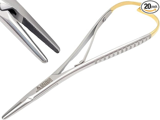 ARTMAN INSTRUMENTS Mathieu Ligature Elastic Placing Pliers 5.5" With Tungsten Carbide Inserts, separator placer, Orthodontic Lace back tightener